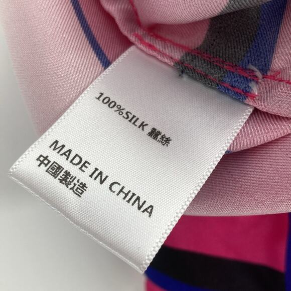 New Paper London Women's Pink Miami Check Wide Leg Pull On Silk Pants UK 4 - Picture 10 of 15